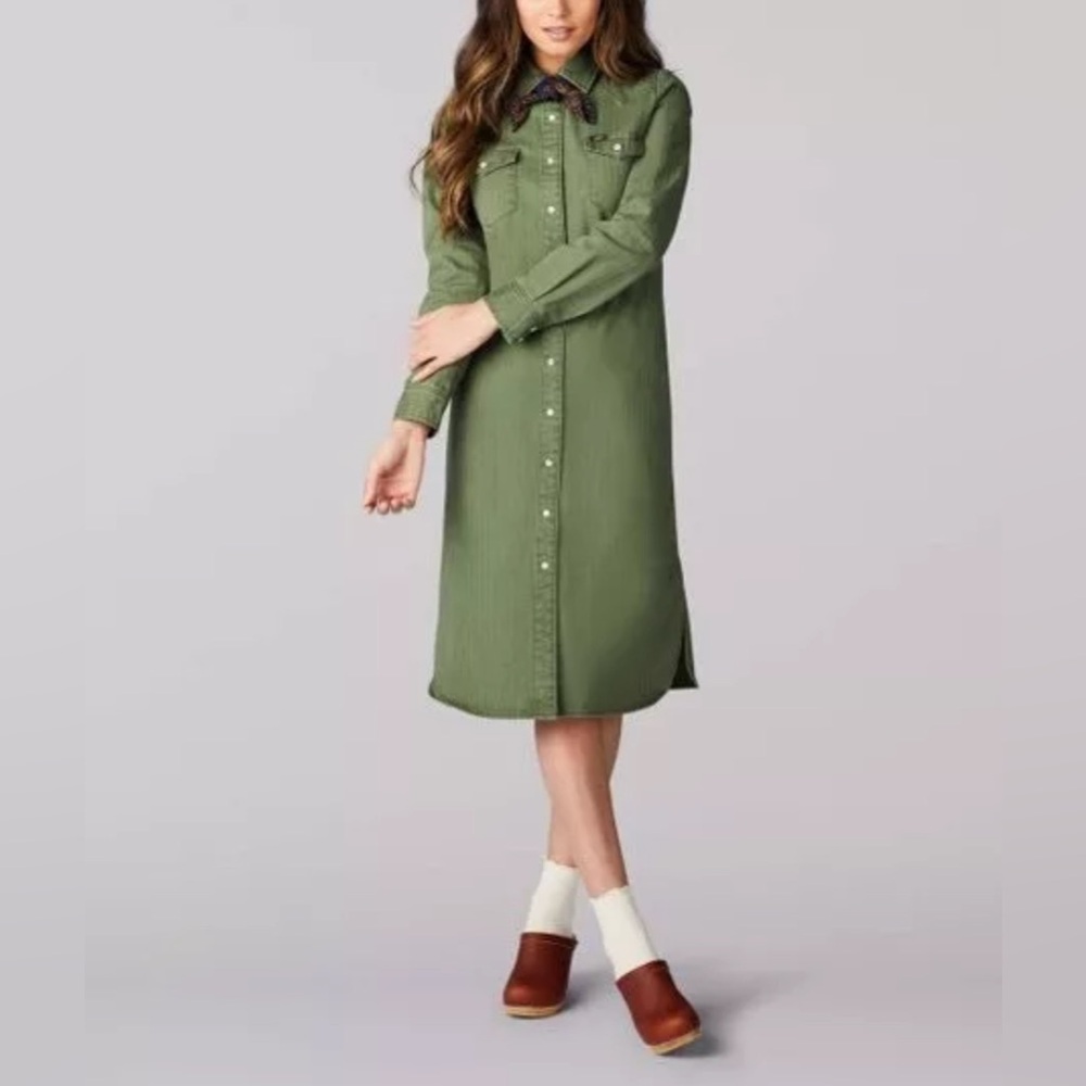 🍏 LEE VINTAGE MODERN 🍏 Western Midi dress XS